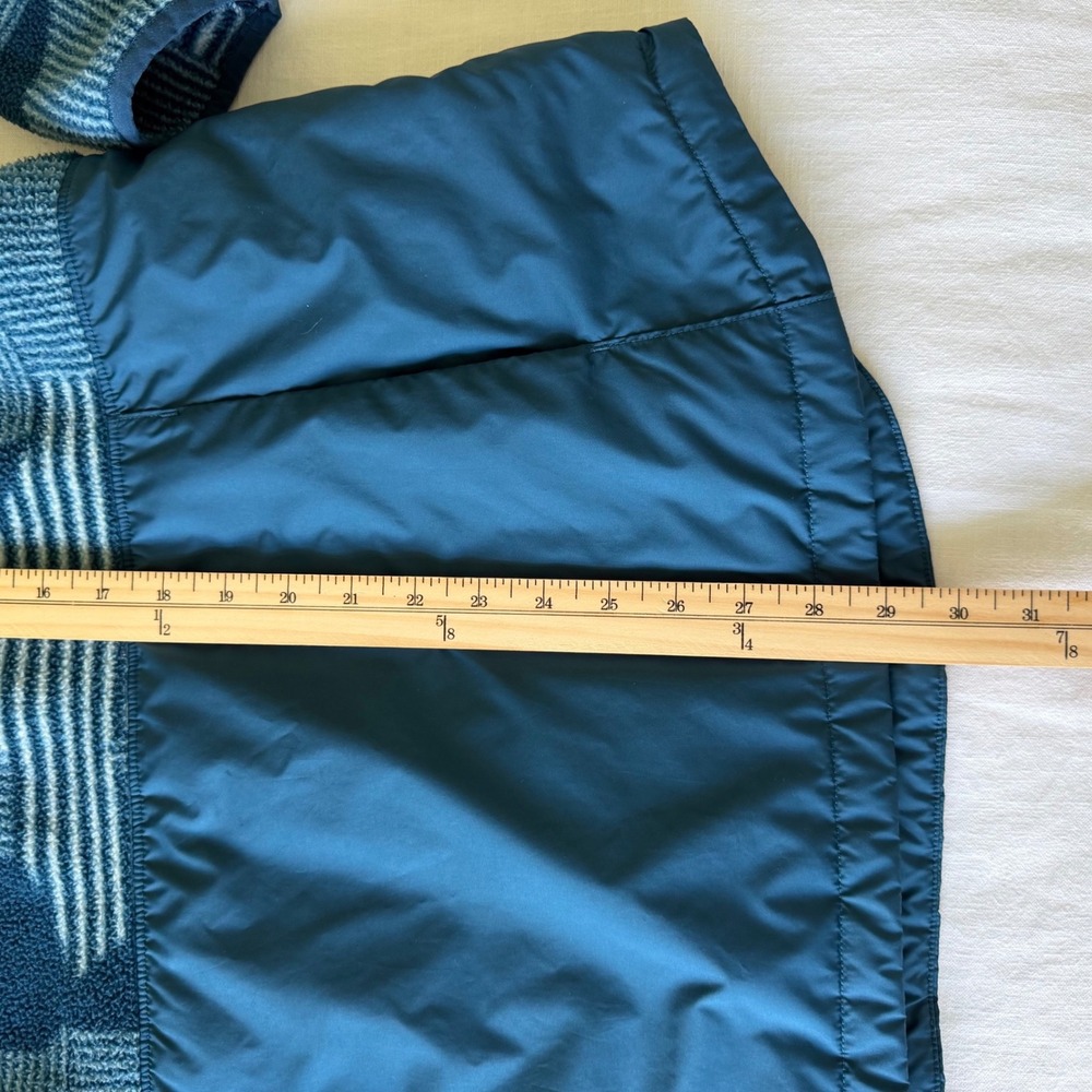 The North Face Womens Blue Patterned Fleece Funnel Neck Pullover XL NF0A34MK - Picture 5 of 9